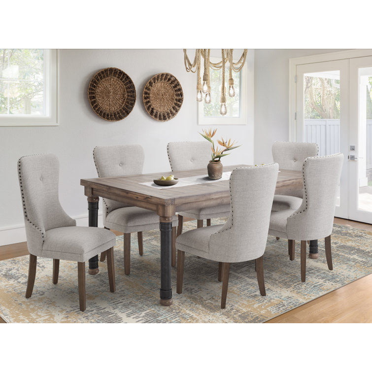 Reclaimed Wood Rustic Extendable Dining Table, 76" Brown