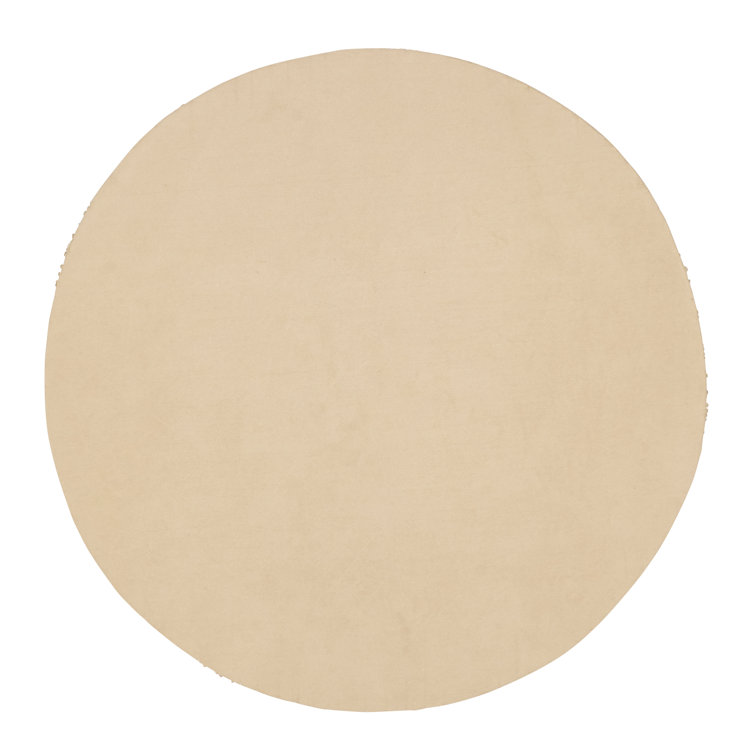 Gold and White Beaded Zebra Pattern Round Placemats, Set of 4