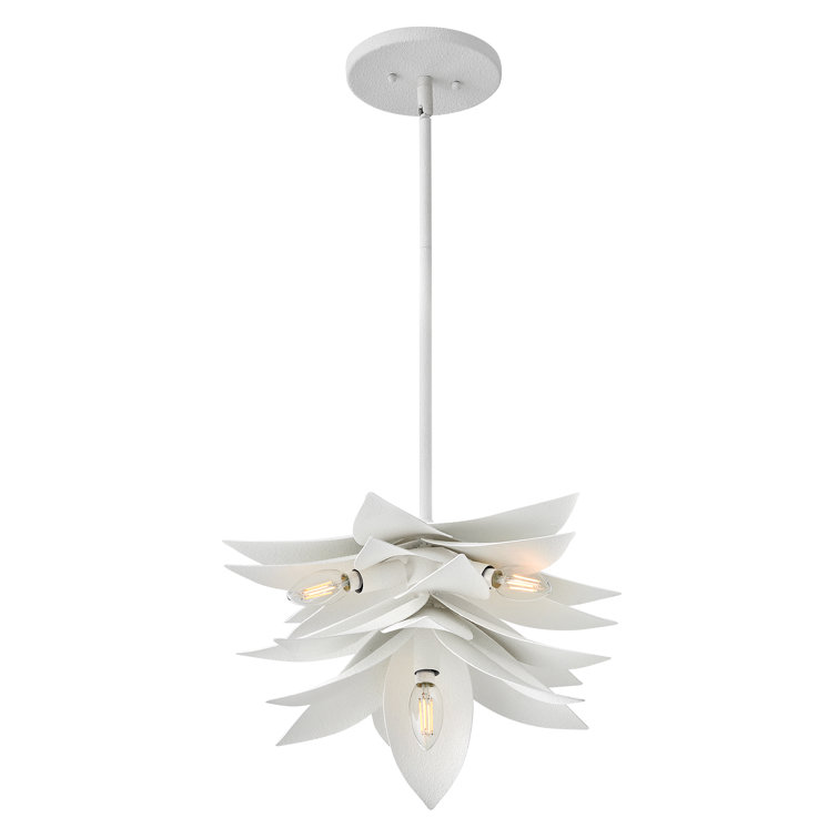 Agave 4-Light Gold LED Cluster Pendant