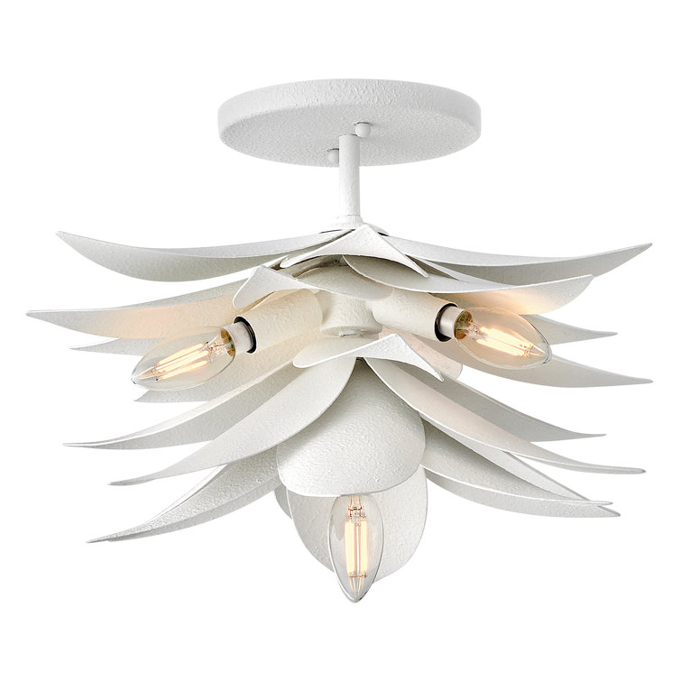 Agave 4-Light Gold LED Cluster Pendant