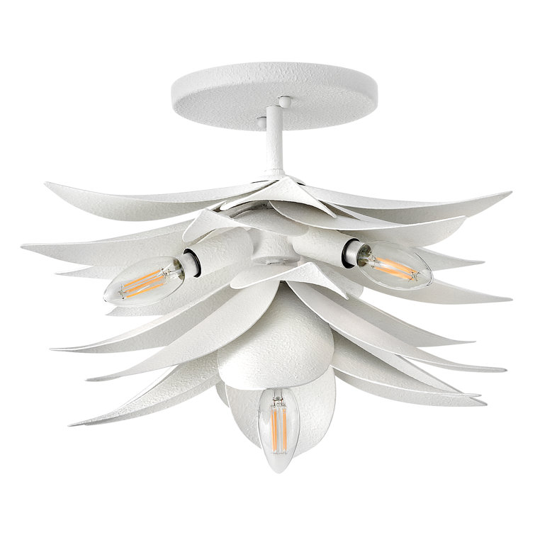 Agave 4-Light Gold LED Cluster Pendant