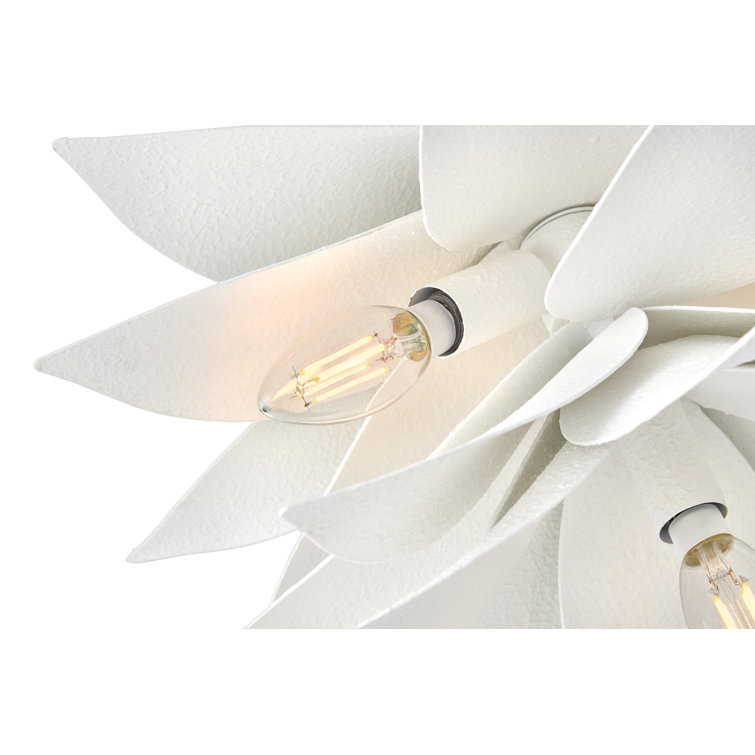 Agave 4-Light Gold LED Cluster Pendant