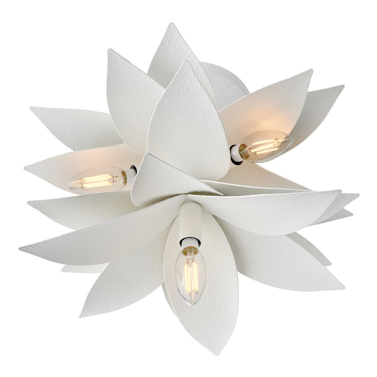 Agave 4-Light Gold LED Cluster Pendant