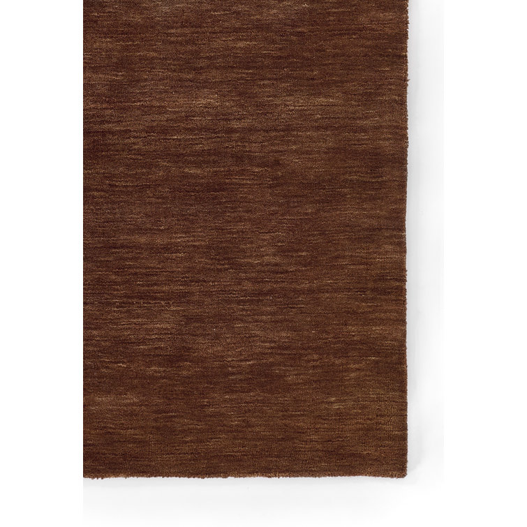 Handmade Copper Wool Rectangular Area Rug 5' x 8'