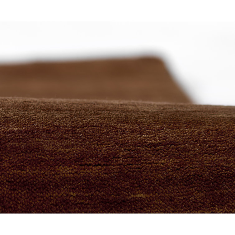 Handmade Copper Wool Rectangular Area Rug 5' x 8'