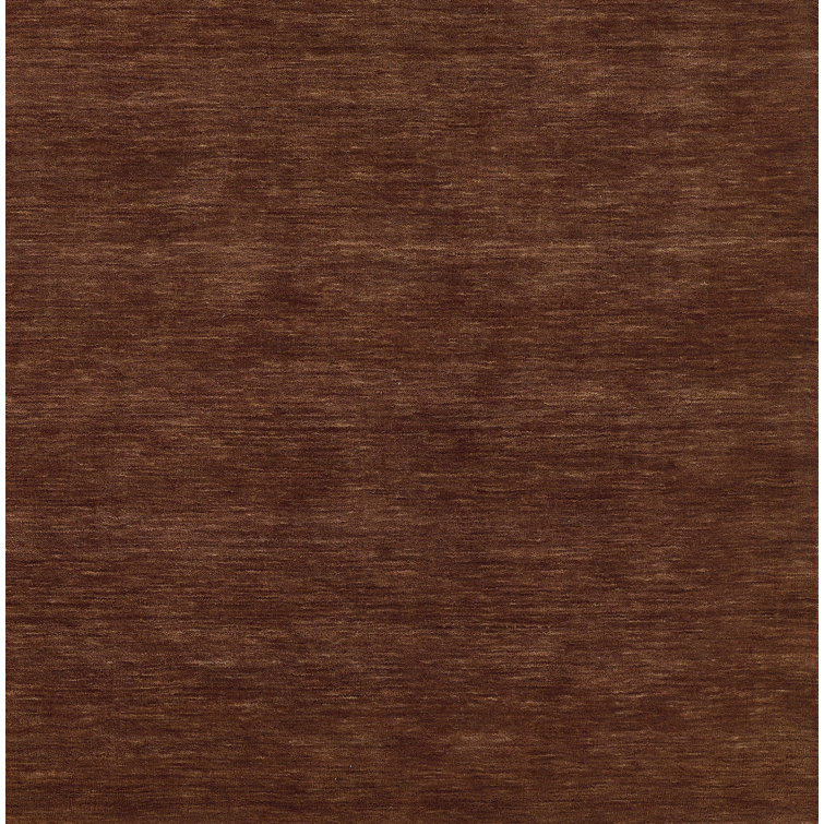 Handmade Copper Wool Rectangular Area Rug 5' x 8'