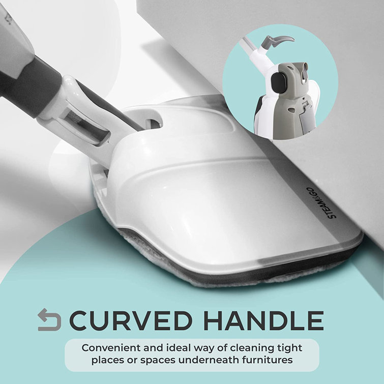 Supra Pro 10-in-1 White Handheld Steam Cleaner with Attachments