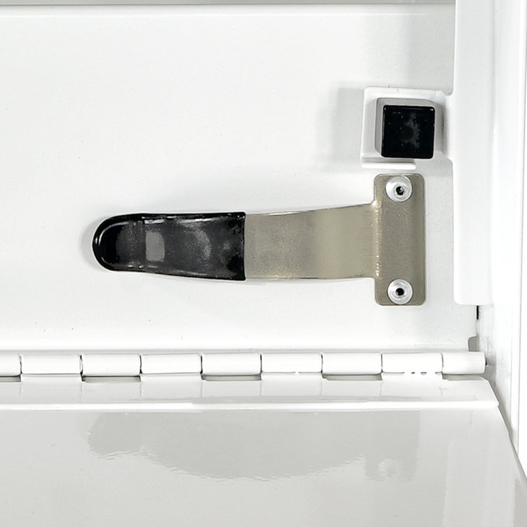 Galaxy Black Steel Lockable Wall-Mount Mailbox