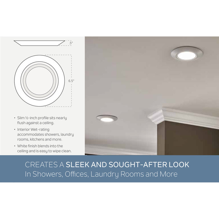 Horizon 6.5" White LED Recessed Downlight with Energy Star Certification