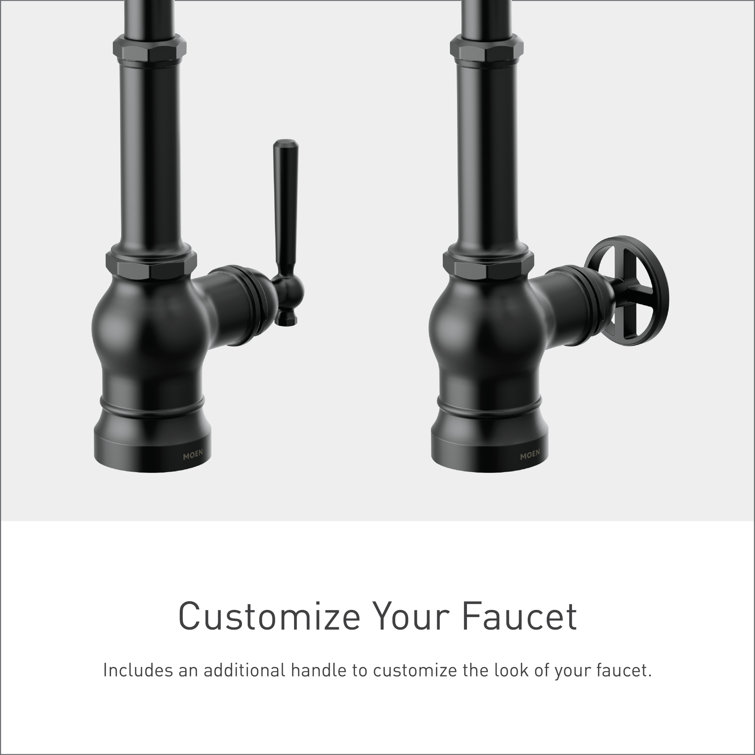Sleek 17" Chrome Transitional Kitchen Faucet with Pull-out Spray