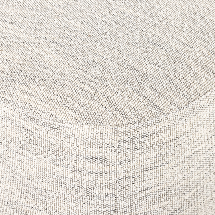 Merino Cotton White Contemporary Swivel Chaise Lounge