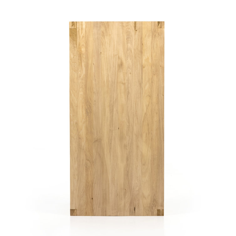 Isador Dry Wash Poplar 96" Parsons-Style Dining Table