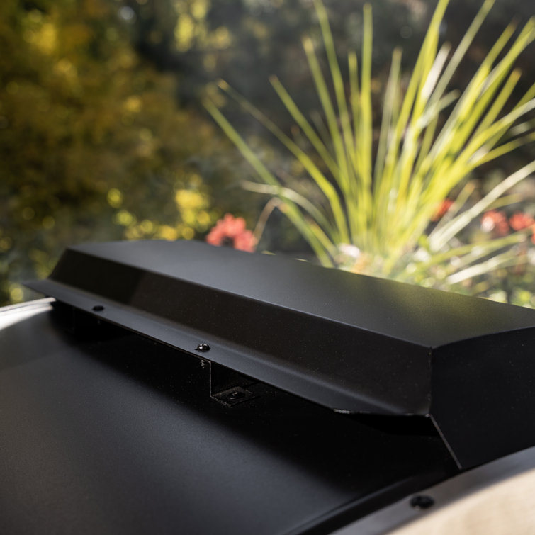Black Stainless Steel Portable Outdoor Gas Pizza Oven with Cordierite Stone
