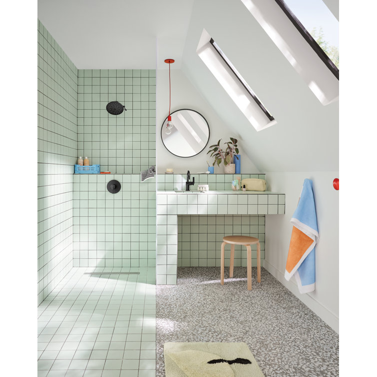 Matte Black Adjustable Wall Mounted Rain Shower Head
