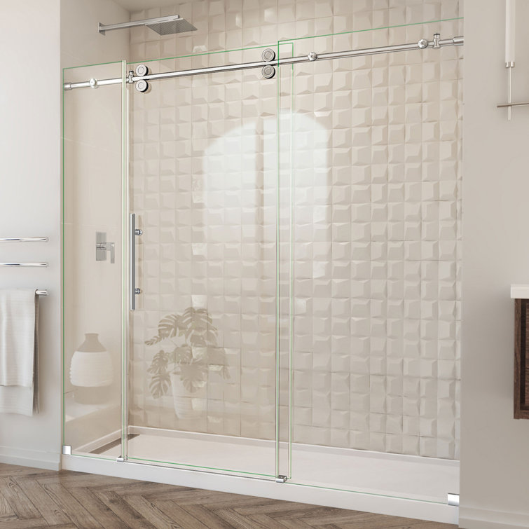Enigma-XO 72" Frameless Sliding Shower Door with ClearMax Glass