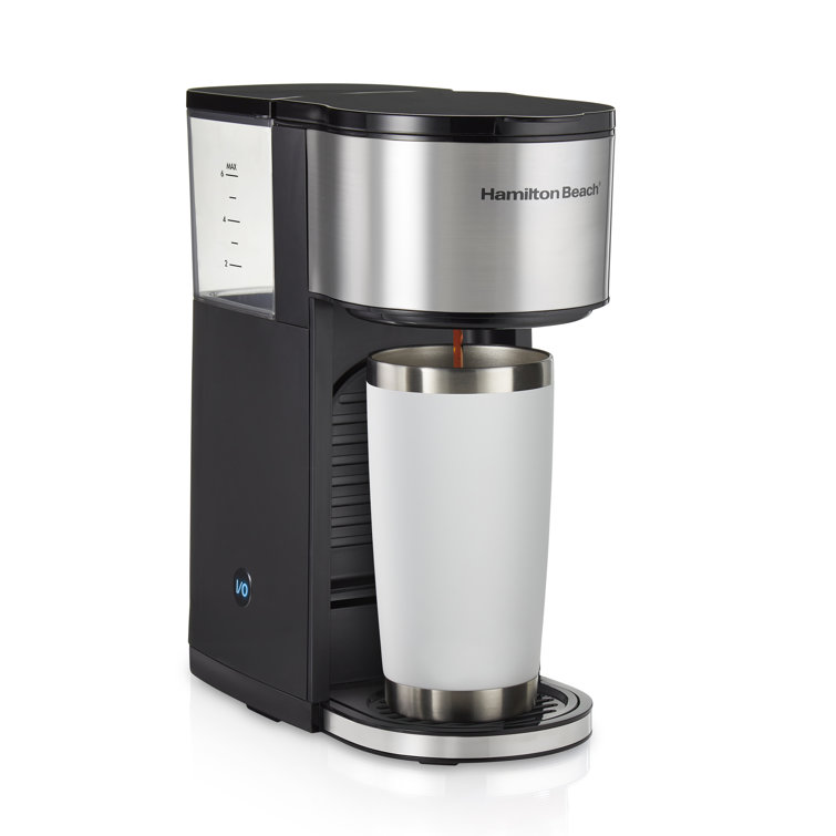 Hamilton Beach 7-in-1 Black and Stainless Steel Coffee Maker