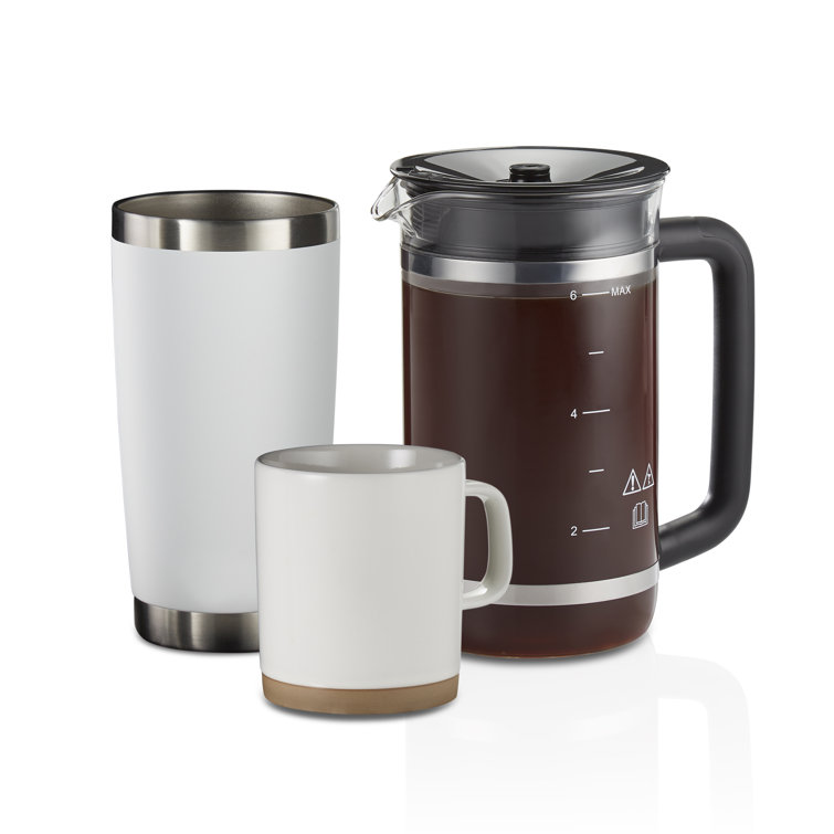 Hamilton Beach 7-in-1 Black and Stainless Steel Coffee Maker