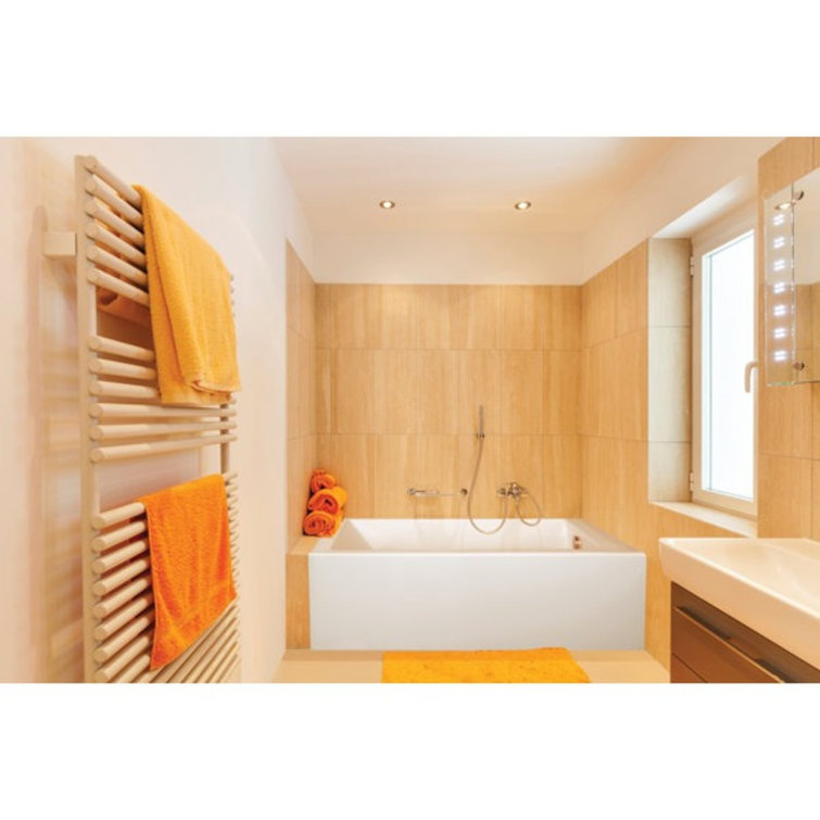 Sydney 66" White Acrylic Alcove Soaking Bathtub