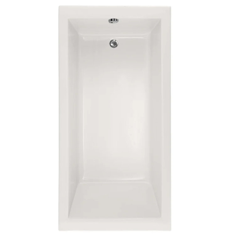Lacey 60'' x 30'' White Acrylic Drop-In Air Bathtub