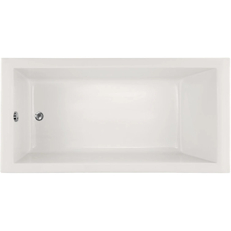 Lacey 60'' x 30'' White Acrylic Drop-In Air Bathtub