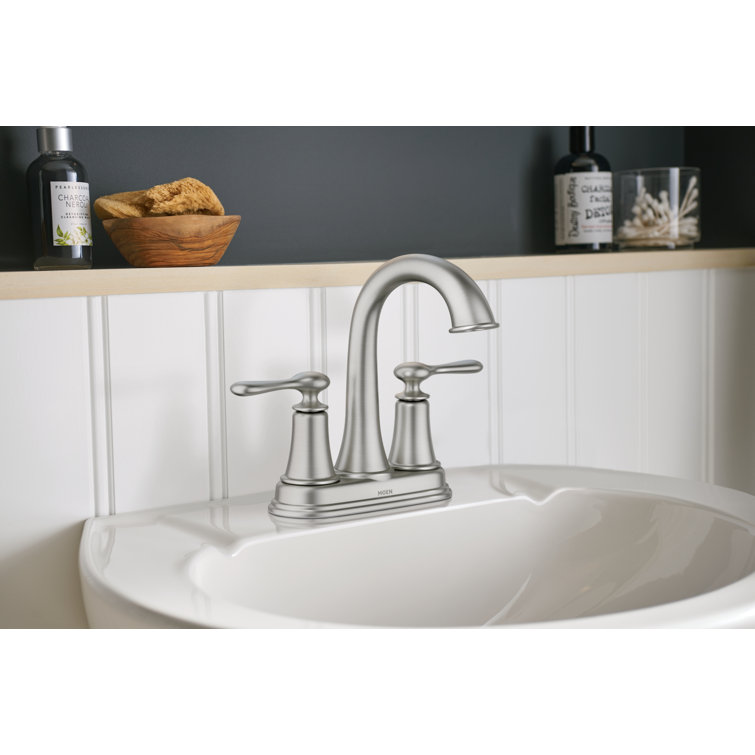Ellicott Spot Resist Brushed Nickel 2-Handle Bathroom Faucet