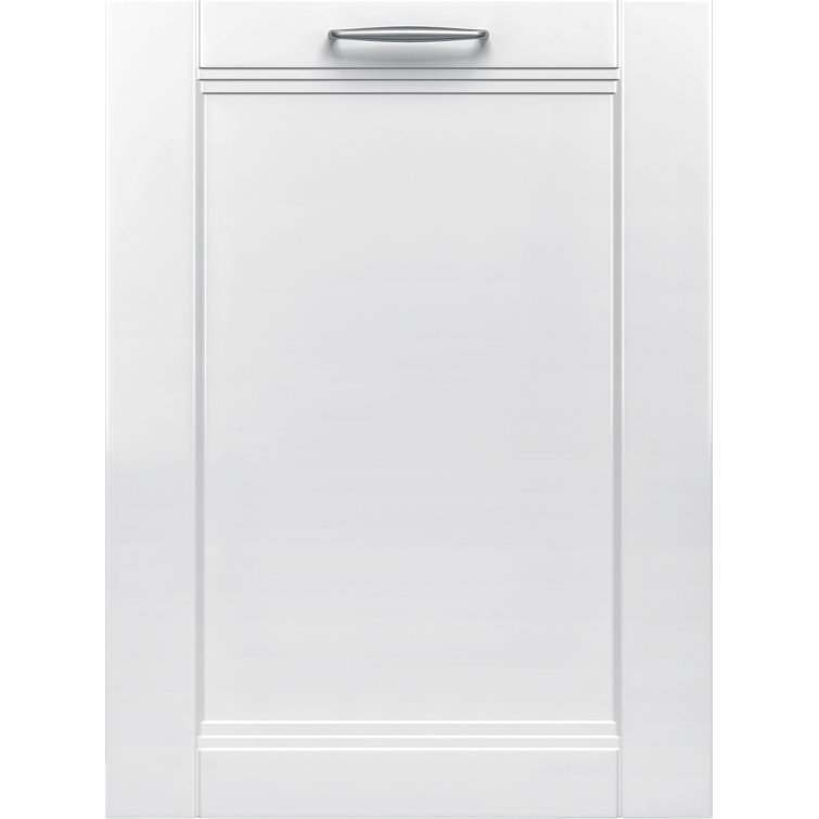 24" White Built-In Smart Dishwasher with Stainless Steel Tub