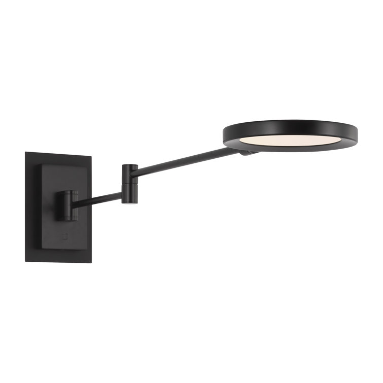 Matte Black LED Swing Arm Wall Sconce