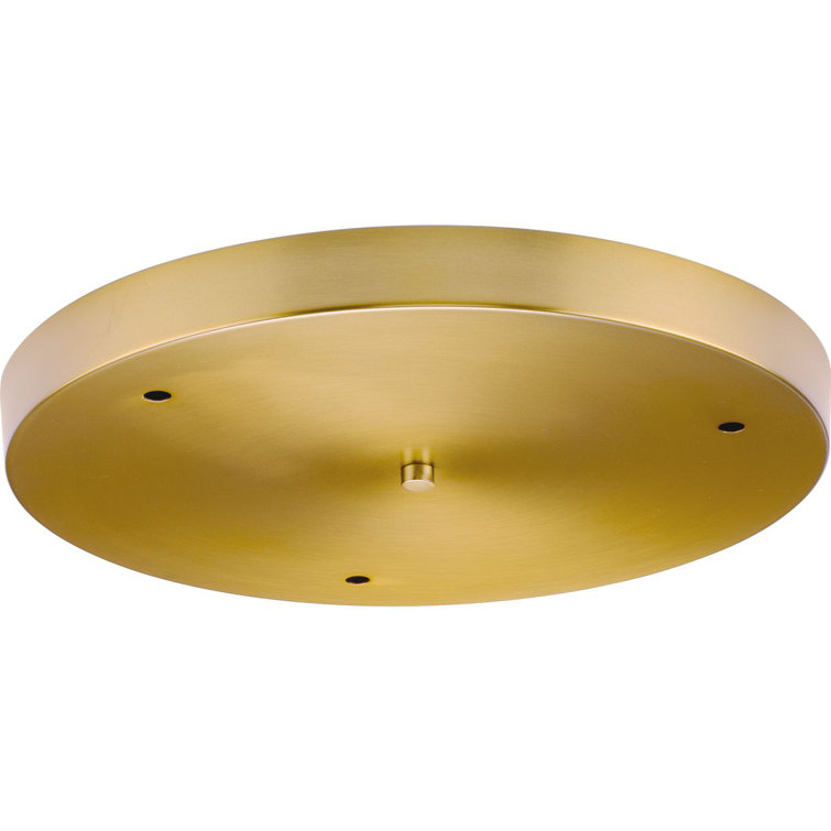 Brushed Bronze Round Pendant Canopy Kit for 3 Pendants