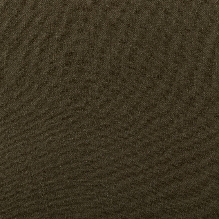 Brussels Coffee Linen Upholstered Modern Bench
