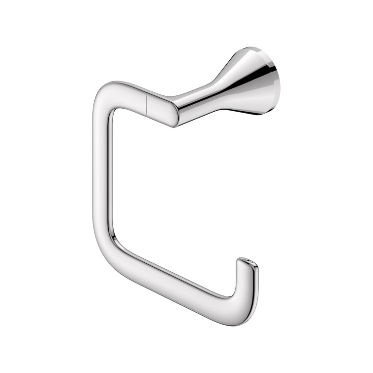 Polished Chrome Wall Mounted Towel Ring
