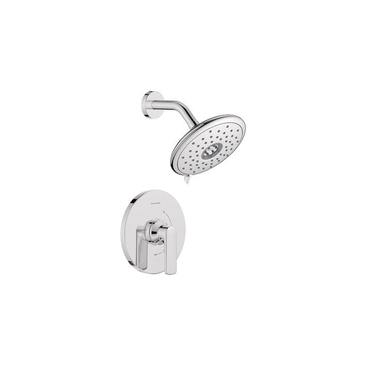 Aspirations Chrome Wall Mounted Shower Trim Kit with Lever Handle
