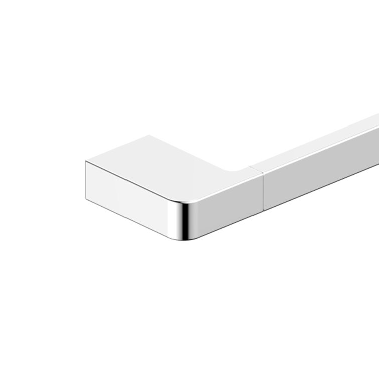 Polished Chrome Cube 3-Piece Modern Bathroom Hardware Set