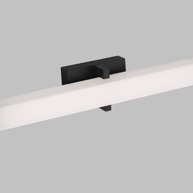Ellis 24" Nightshade Black Acrylic LED Bath Bar