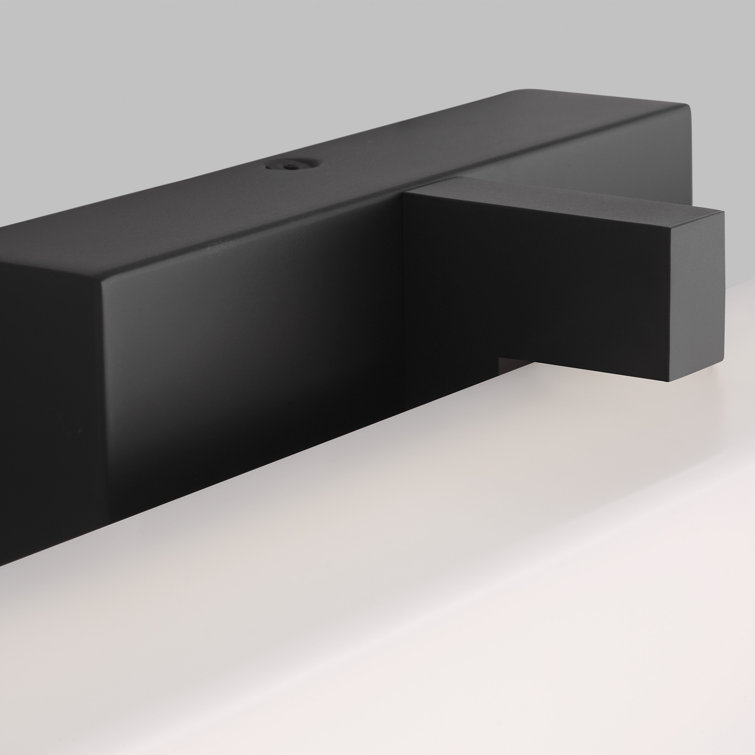 Ellis 24" Nightshade Black Acrylic LED Bath Bar