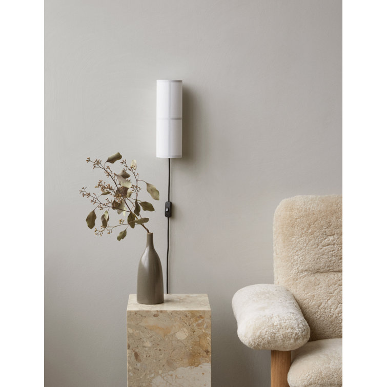 Kunis Breccia Marble Tall Rectangular End Table