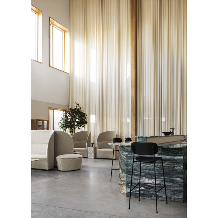 Kunis Breccia Marble Tall Rectangular End Table