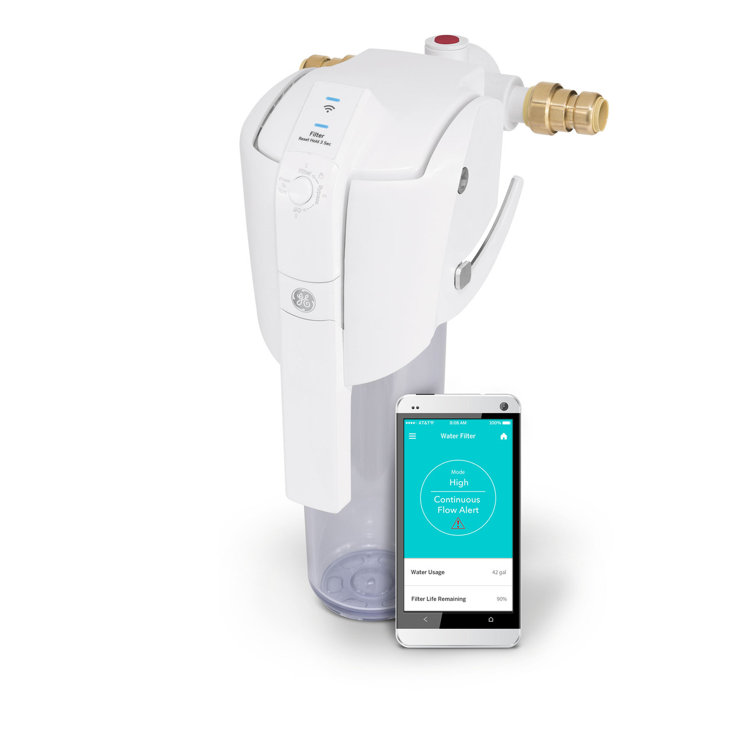 Smart Whole House Water Filtration System with Wi-Fi and Leak Detection