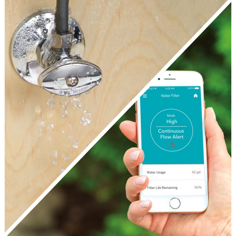 Smart Whole House Water Filtration System with Wi-Fi and Leak Detection