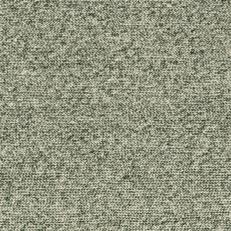 Handmade Gray Wool Rectangular Rug 5' x 7'