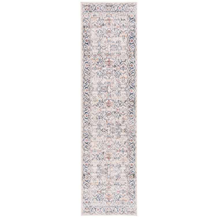 Hand-Knotted Ivory Synthetic 2'2" x 8' Stain-Resistant Runner