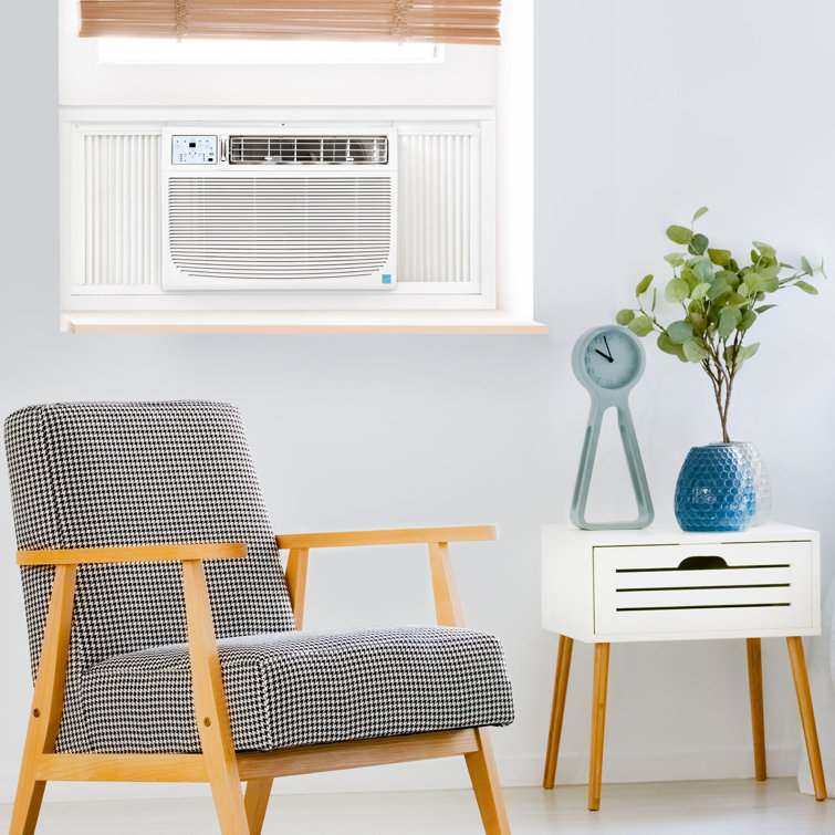White 18,000 BTU Window Air Conditioner with Remote Control