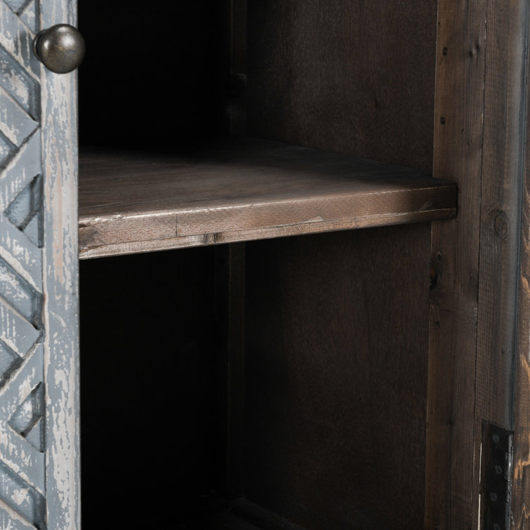 Jonas 103'' Antique Blue Reclaimed Pine Sideboard