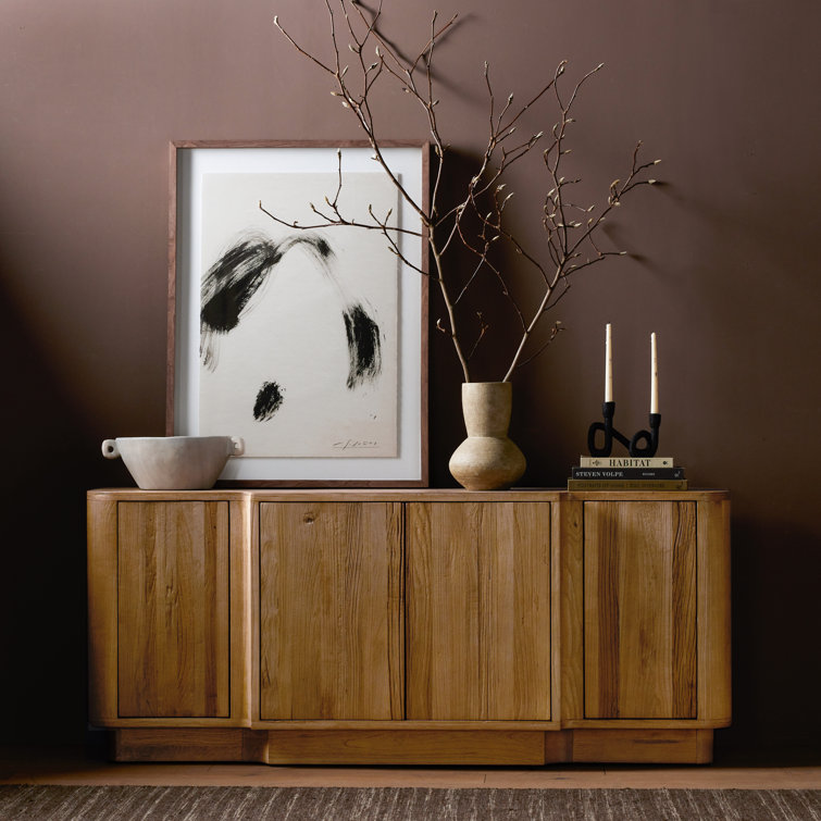 Allandale Natural Reclaimed Elm 72'' Sideboard with Plinth Base