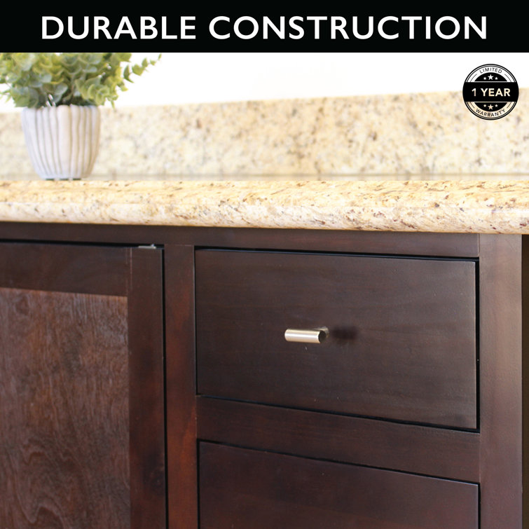 Stainless Steel T-Handle Cabinet Knob with Mounting Hardware