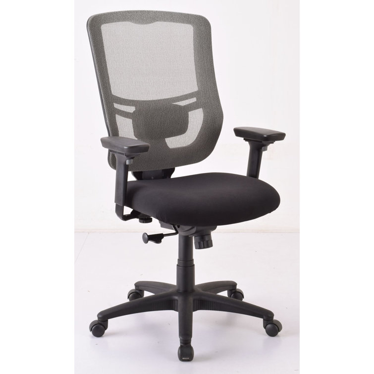 ErgoComfort Sync-Tilt Adjustable Black Mesh Task Chair