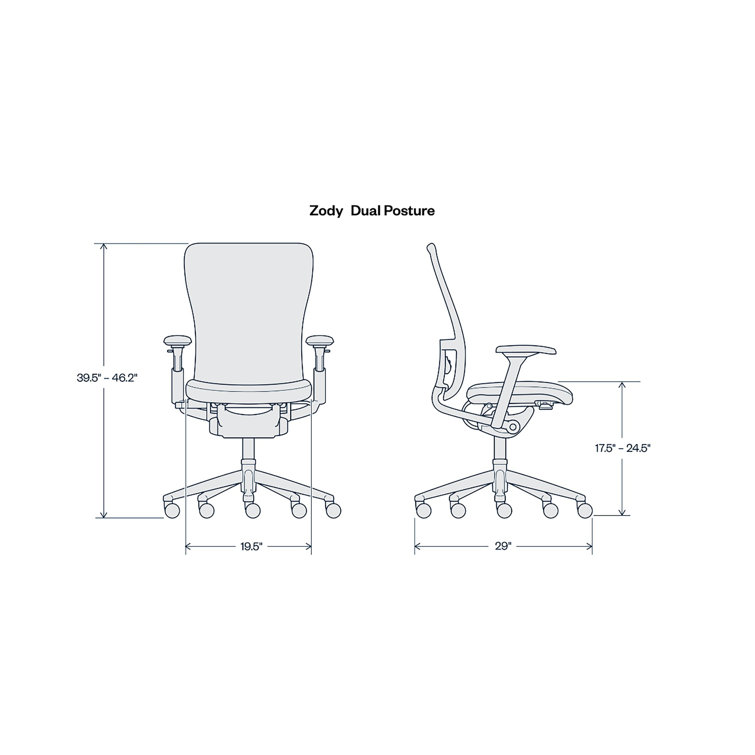 Fog Gray Upholstered Swivel Task Chair with Adjustable Arms