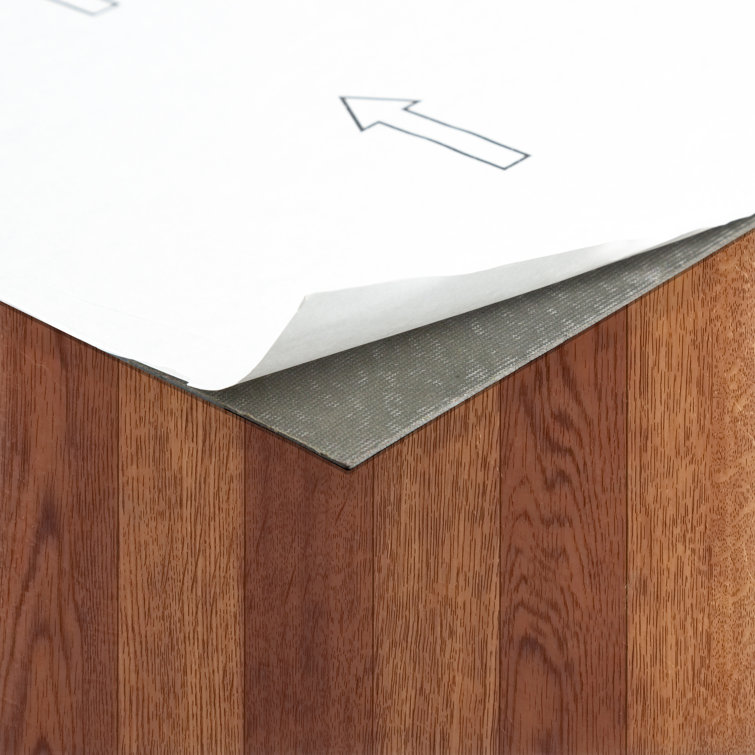 Medium Oak 12"x12" Peel & Stick Vinyl Floor Tiles