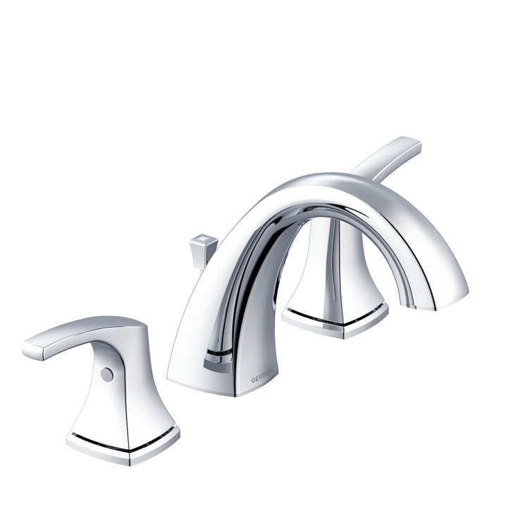 Vaughn Chrome Widespread Bathroom Faucet with Drain Assembly