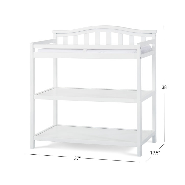 Camden Child Craft Arch Top Changing Table with Pad
