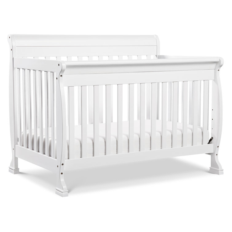 White New Zealand Pine 4-in-1 Convertible Crib